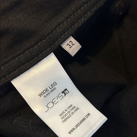 Joes Jeans Black Wide-Leg Jeans 32 - Picture 6 of 6